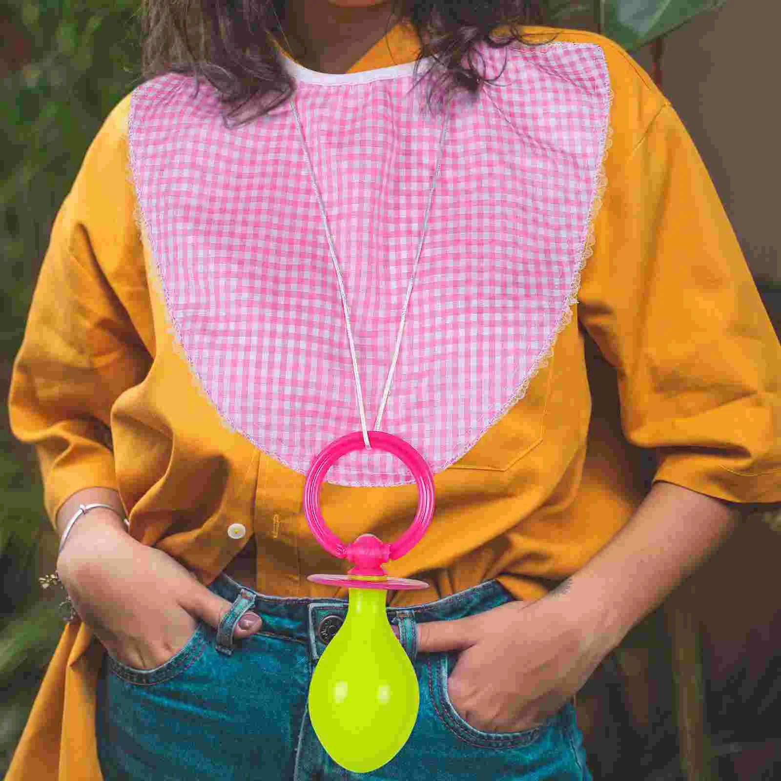 

3 Adults Fancy Dress Pacifier Bib Hat Infant Accessories for Men