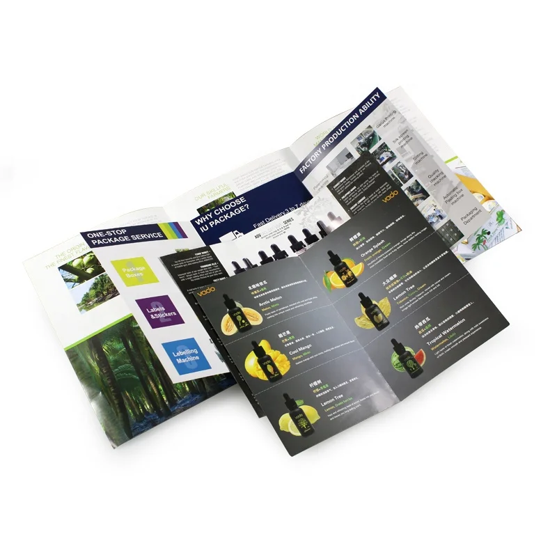 

Pamphlet Brochure Magazine Catalogue full color cheap booklet printing