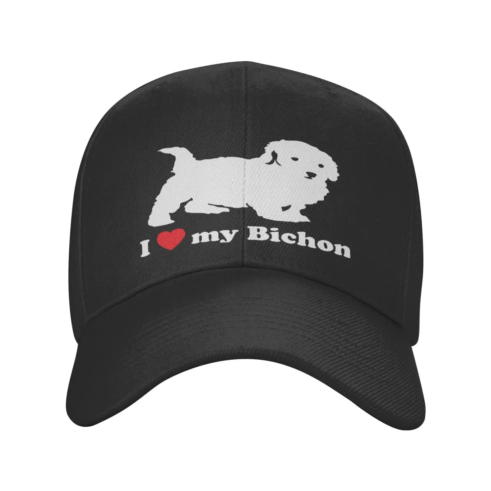 

Бейсболка I Love My Bichon Frise V2 для мужчин, кепка атласная Кепка, ковбойская Женская Мужская кепка, модная мужская кепка 2021, кепка для гольфа, Зимня...
