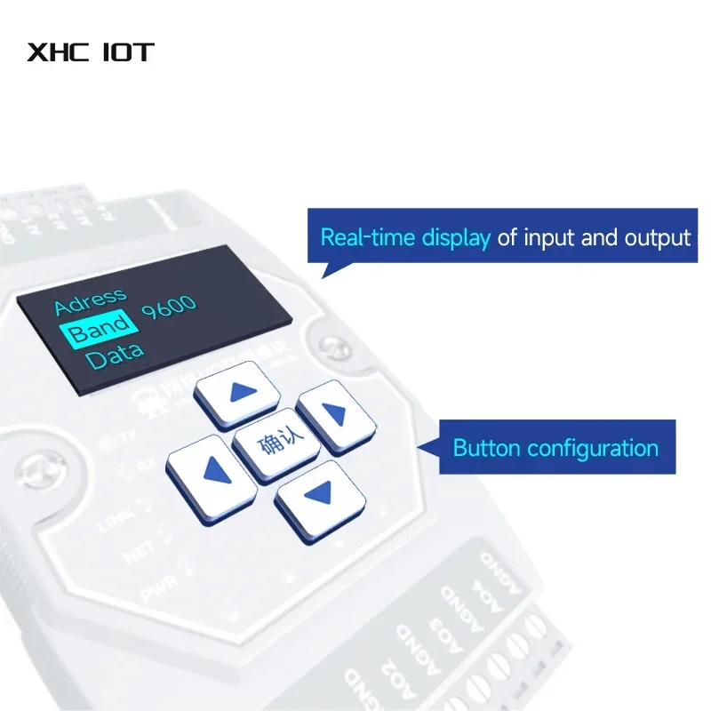 XHCIOT ME31-XAAX0440 Сетевой Модуль Входной/выходной Коммутатор 4AI + 4DO ModBus Ethernet RS485 RJ45 Порт