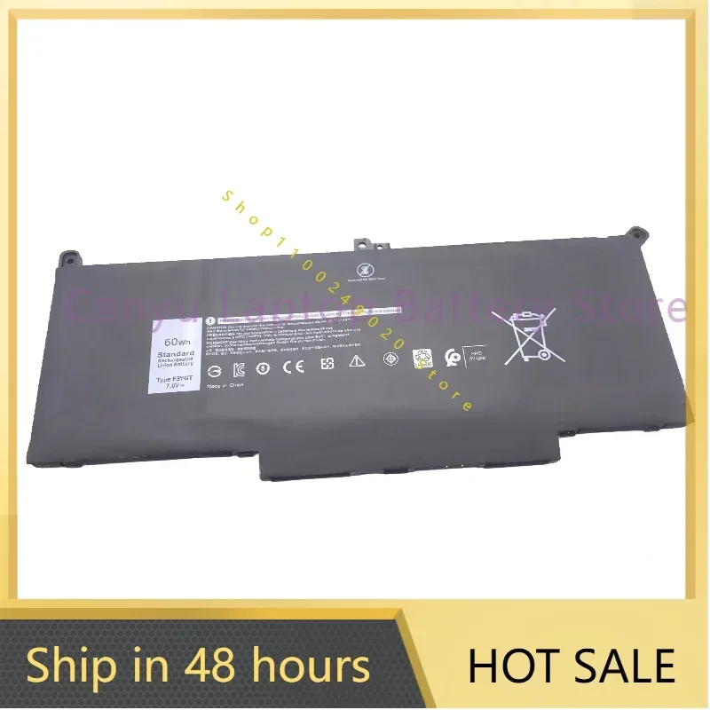 2024 Новый аккумулятор F3YGT для Latitude 12 7000 E7280 E7290 E7380 E7390 E7480 E7490 серии DM3WC 0DM3WC 2X39G
