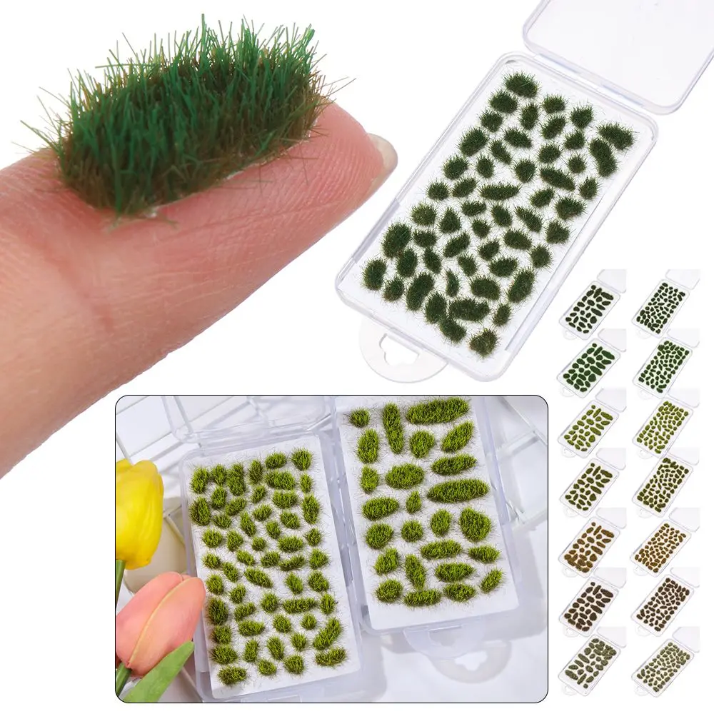 

Plant DIY Accessories Simulation Wargame Scenery Irregular Grass Tufts Artificial Flower Cluster Sand Table Layout