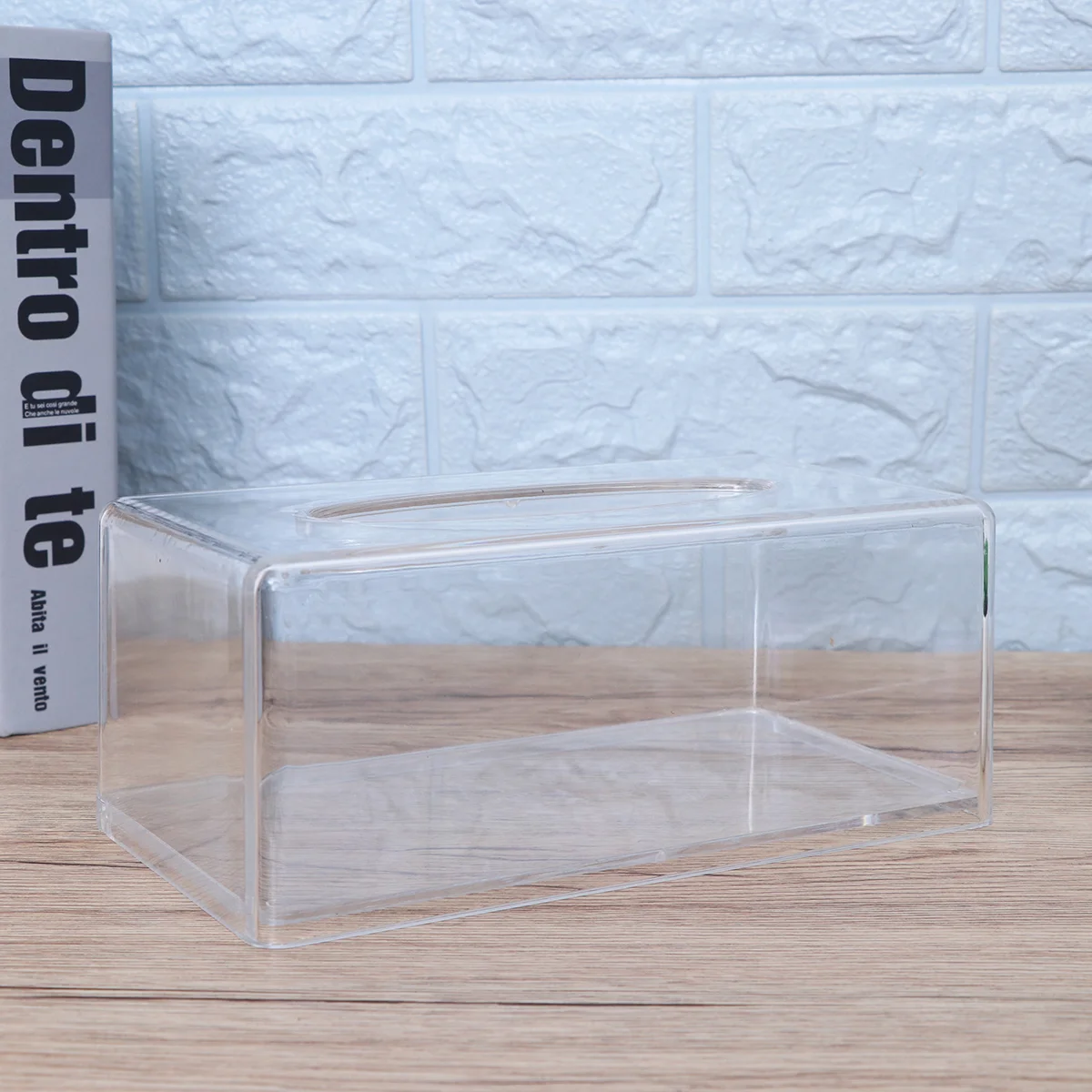 

Tissue Holder Napkin Facial Clear Acrylic Cover Dispenser Paper Box Organizer Countertop Dryer Sheet Holders