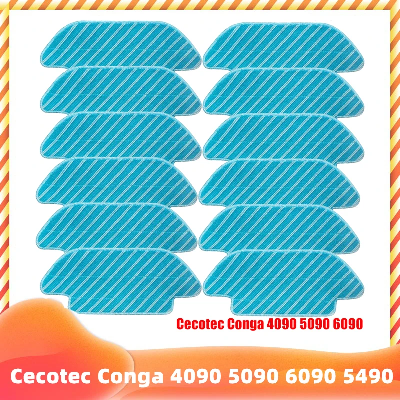 

For Cecotec Conga 4090 4490 4690 5090 5490 6090 Vacuum Cleaner Parts Cleaning Mop Pads Replacement