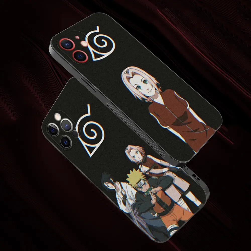 hot anime naruto uzumaki logo case for apple iphone 13 12 11 pro max 13 12 mini xs max xr x 7 8 6 6s plus 5 5s se 2020 shell free global shipping