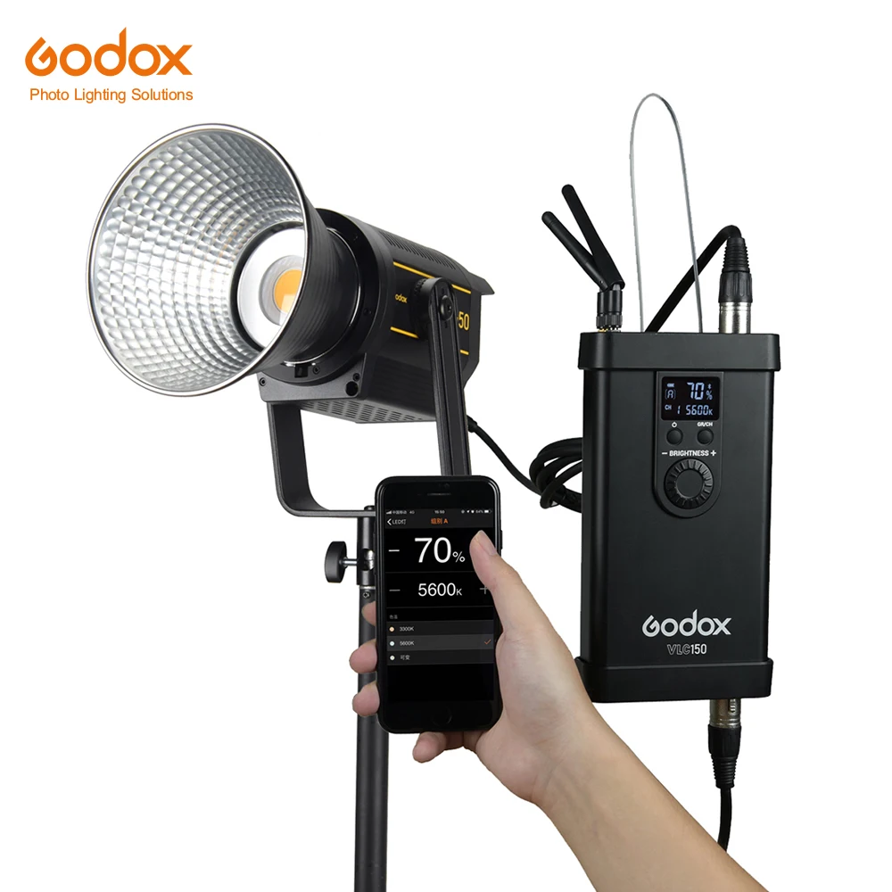 

Высокоскоростная светодиодный ная вспышка Godox FV150 150 Вт FV200 200 Вт со встроенным беспроводным приемником 2,4G + пультом дистанционного управлени...