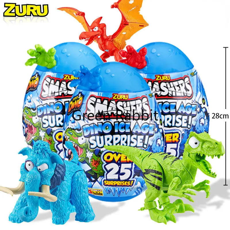 

New ZURU Burst Kids Ice Age Surprise Eggs Glow Sound Archaeological Dinosaur Egg Trend Hand Made Toys Gifts Kids Free Shipping