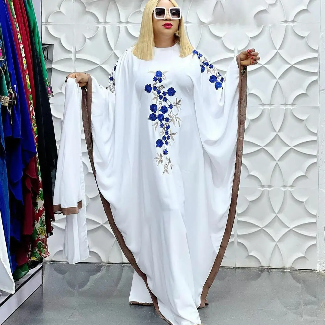 Ramadan Dubai Abaya Turkey Islam Muslim Hijab Dress Kaftan Long Maxi Dress White Abayas for Women Robe Femme Musulmane Caftan