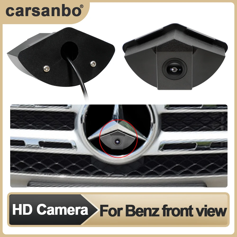 HD Car Front View OEM Camera Night Vision HD Camera for Mercedes Benz Big Logo Automatic Parking Surveillance Waterproof Camera