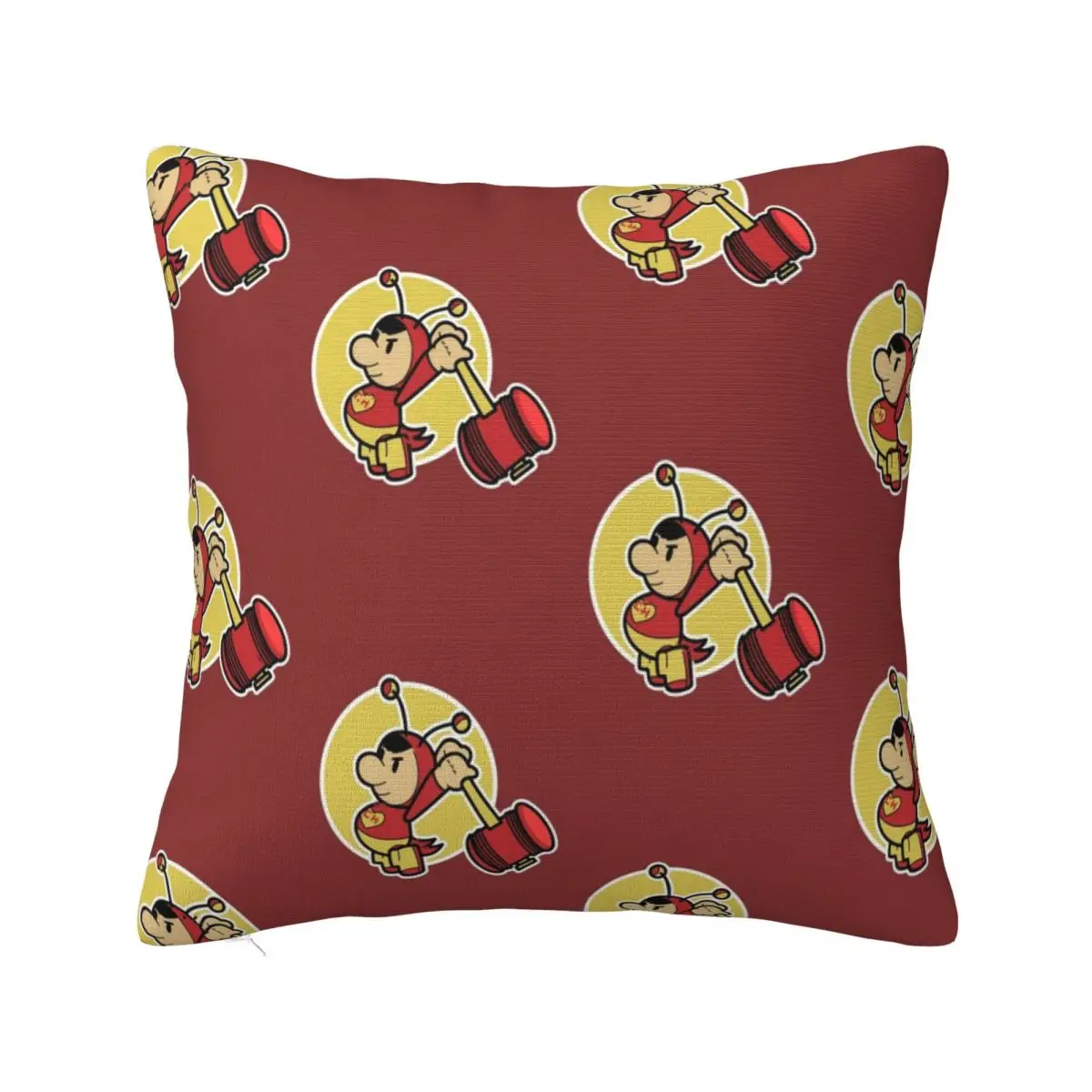 

El Chavo Del Ocho Cartoon Plaid Pillowcase Printed Fabric Cushion Cover Decor TV Series Pillow Case Cover Home Zippered 40X40cm