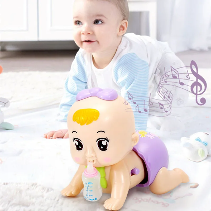 

Random-Color Electric Music Baby Crawling Toy Children's Intelligence Children Learning To Climb Early Education Vocal Music Toy