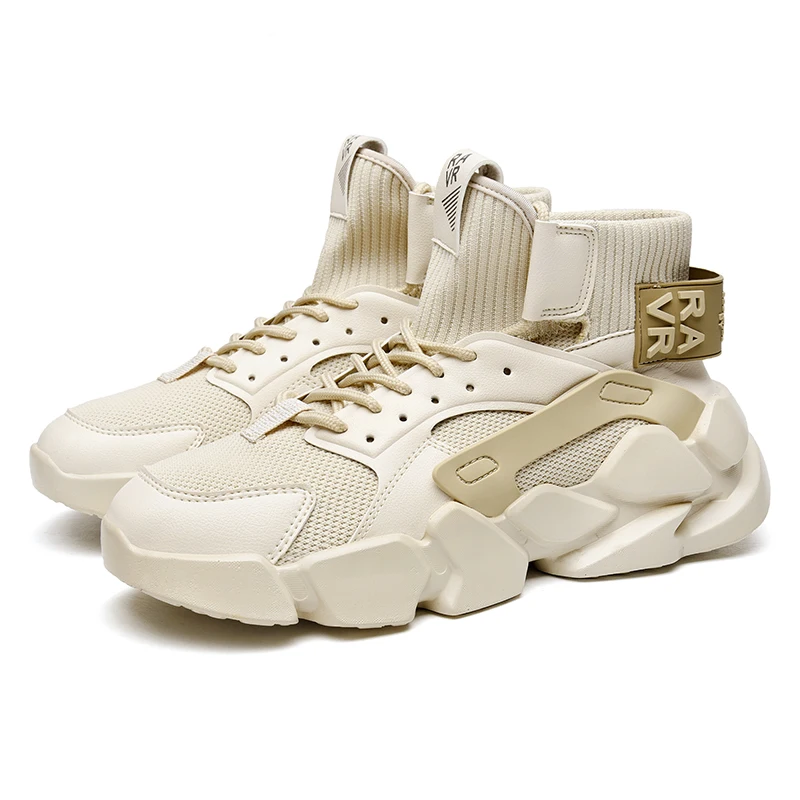 2022 New Men Sneakers Casual Shoes Comfortable Mesh Breathable Sports Elastic Running Tennis Non-slip Fashion Male Shoes