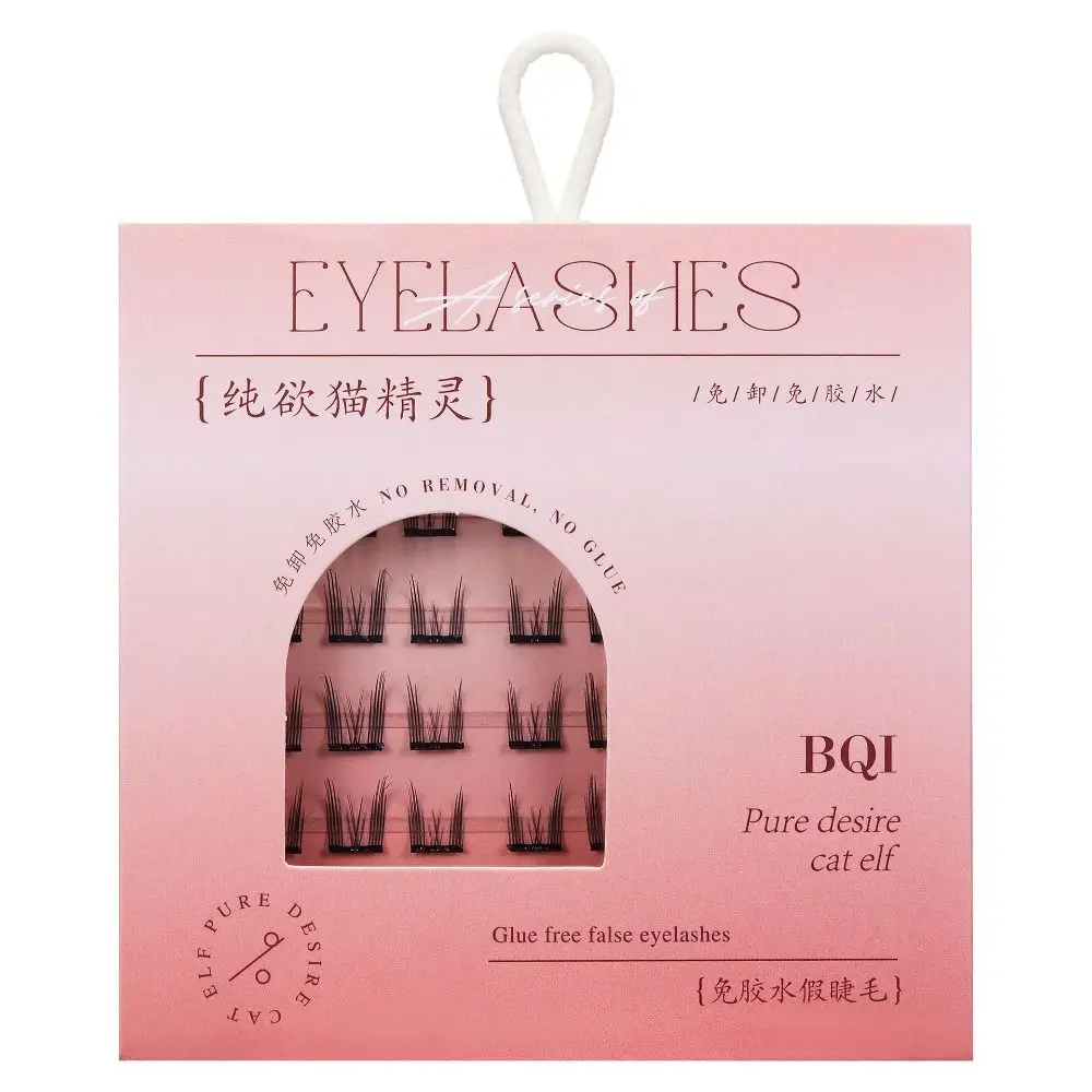 Ресницы Wispy C с изгибом без клея для манги натуральные ультратонкие накладные