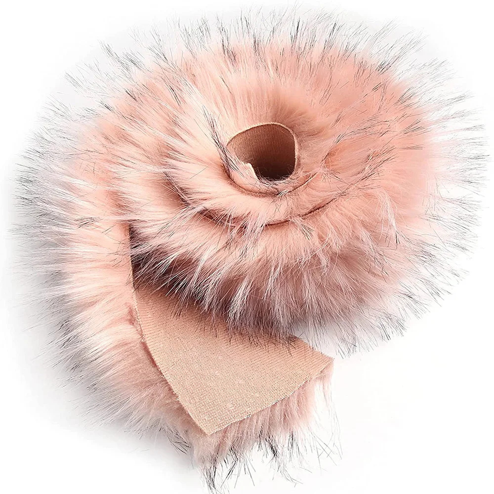 

DIY 1M Faux Fur Lace Ribbon Stripes Fluffy Trim Clothing Collar Hat Cuffs​ Santa Claus Beard Plush Strip Xmas Festival Decor