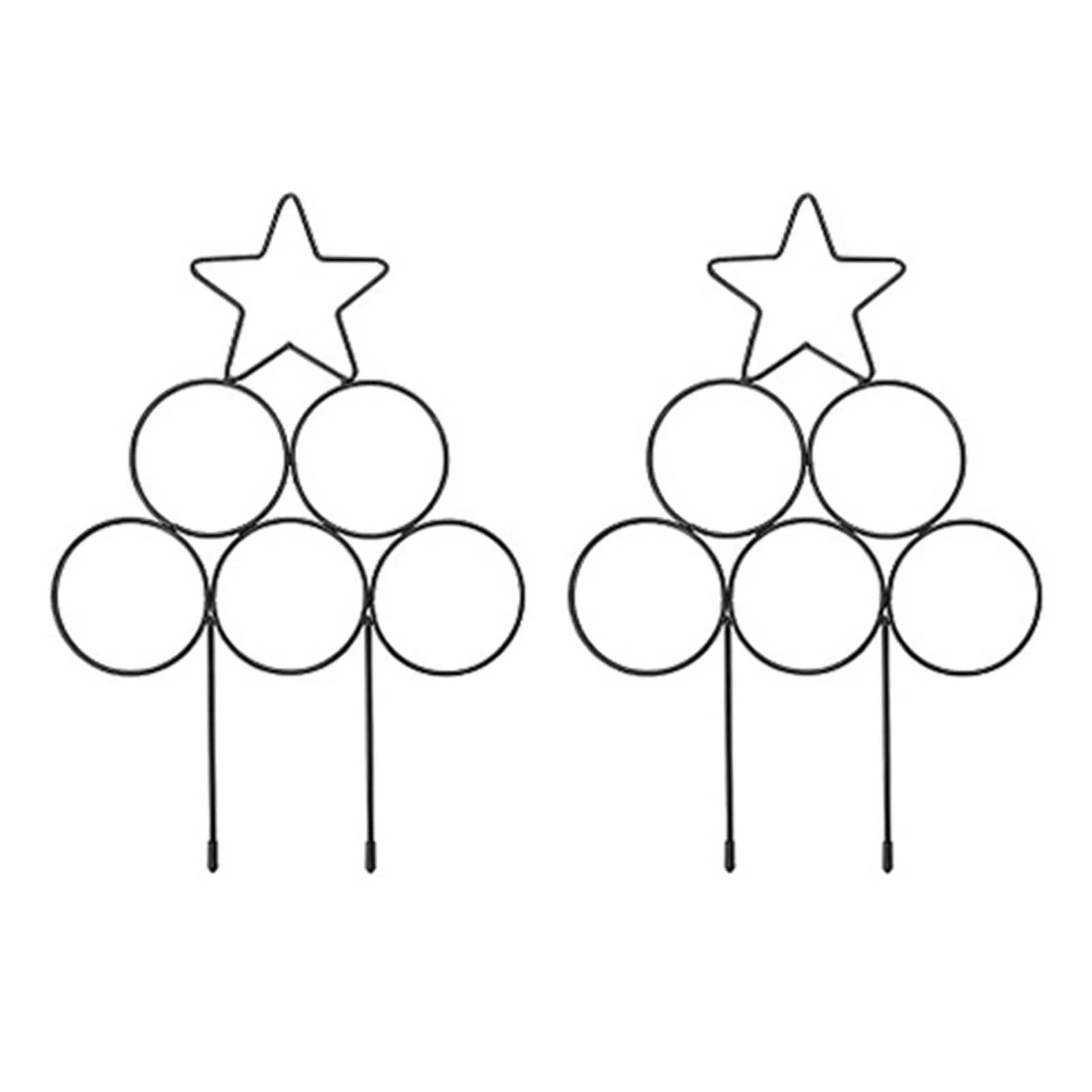 

Plant Frame Flower Stand Climbing Vine Rack Outdoor Plant Potted Support Frame Iron Flower Vegetables Decorative Trellis Bracket