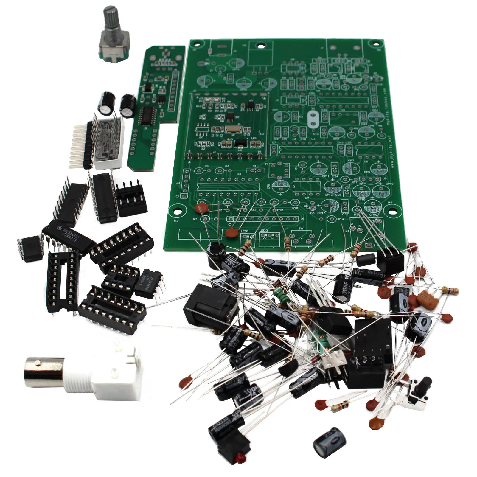 

R80 Aviation Band 12V Squelch Ceramic Filter PLL Double Frequency Conversion PCB DIY Tower Call Radio Aircraft Receiver Kit