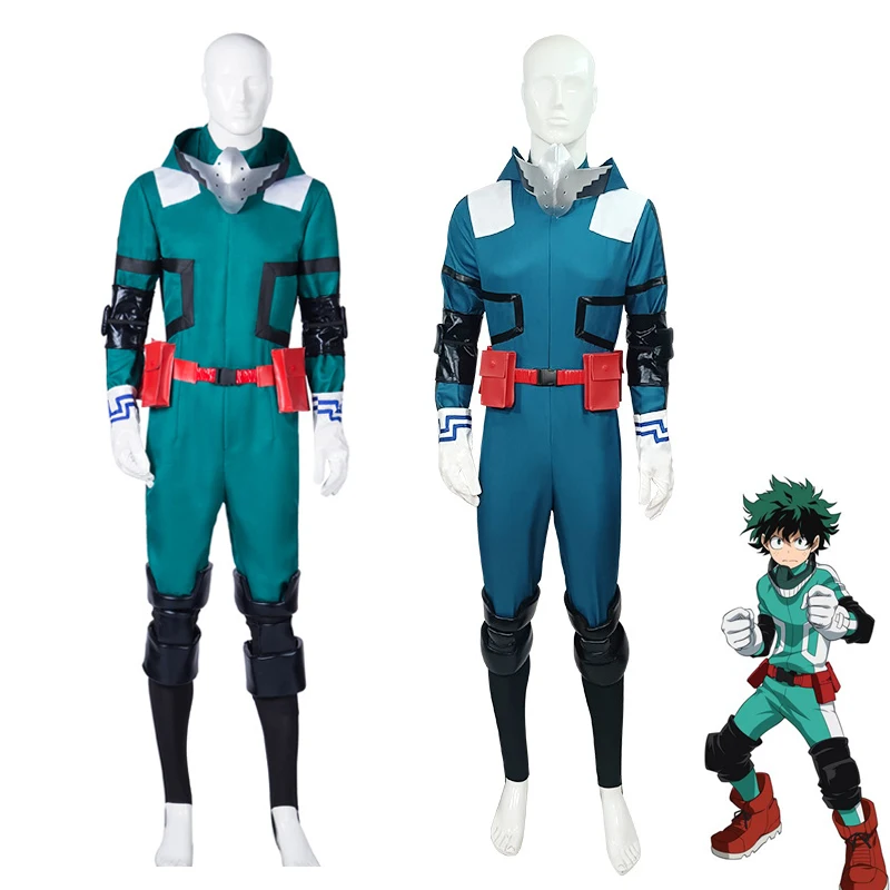 Anime My Hero Academia Midoriya Izuku Jumpsuit Cosplay Costume Deku Woman Man Uniform Suit Party Clothes Halloween Costumes