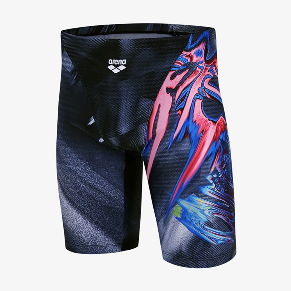 

Summer Men's Swimwear Training Swim Shorts Trunks Beach Tights Swimming Contest Pants Lycra Running Jammer Sports Surf Swimsuits