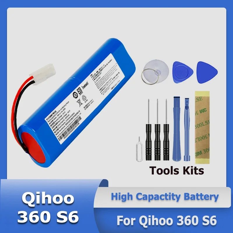 XDOU Новинка подходит для робота-пылесоса Qihoo 360 S6. 14 8 в. Запасной аккумулятор