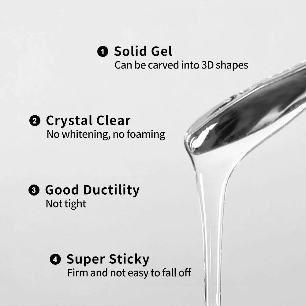 Супер клейкий клей для ногтей липкой дрели Кристальные драгоценные камни