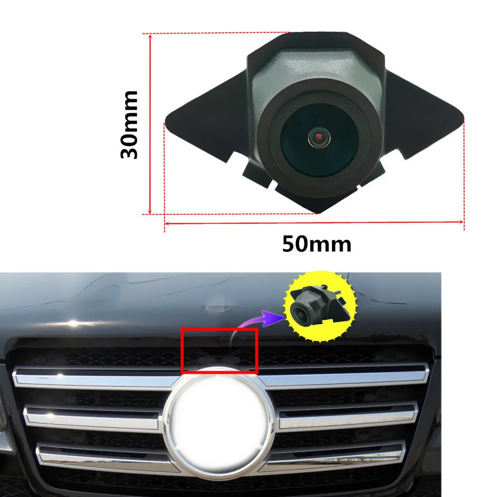 

YIFOUM HD Car Front View Parking Positive Logo Camera For Mercedes-Benz C Class W204 C180 C200 C280 C300 C350 C63 AMG 2008-2014