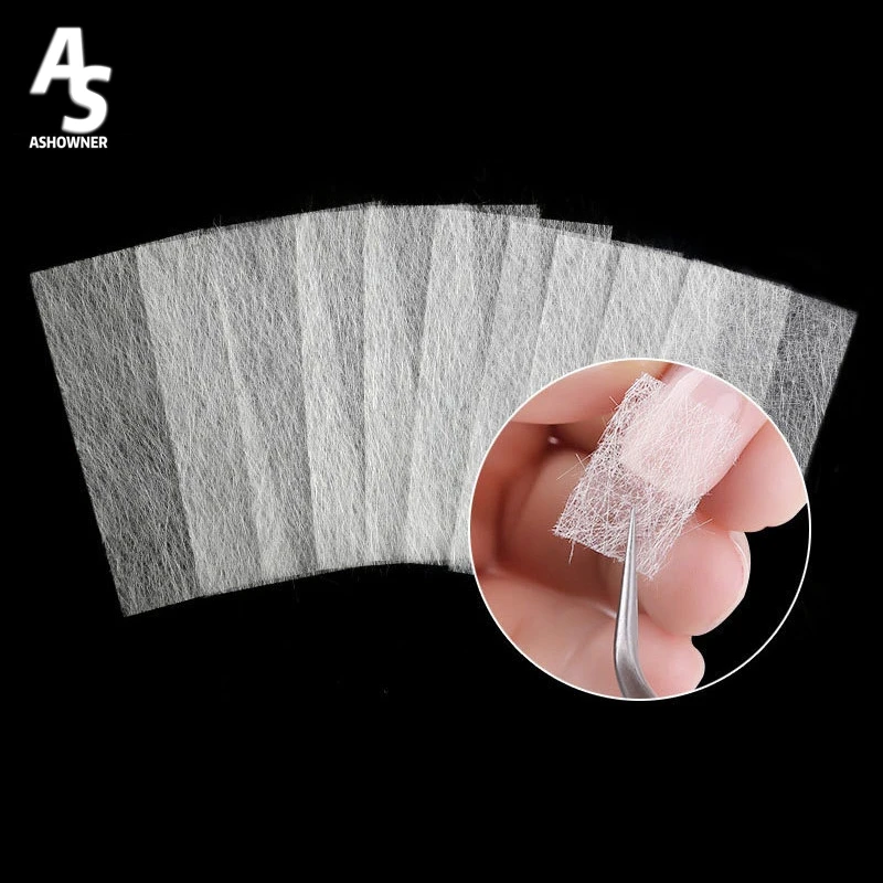 

5/10/20pcs Silk Fiberglass For Nail Extension Form Non-Woven Silks UV Gel Building Fiber French Acrylic DIY Manicure Accessories