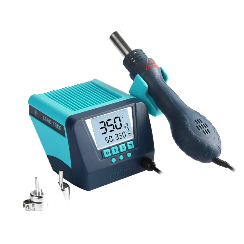 

Bk880 hot air gun welding station 550W high frequency electric iron constant temperature digital display eddy current fan