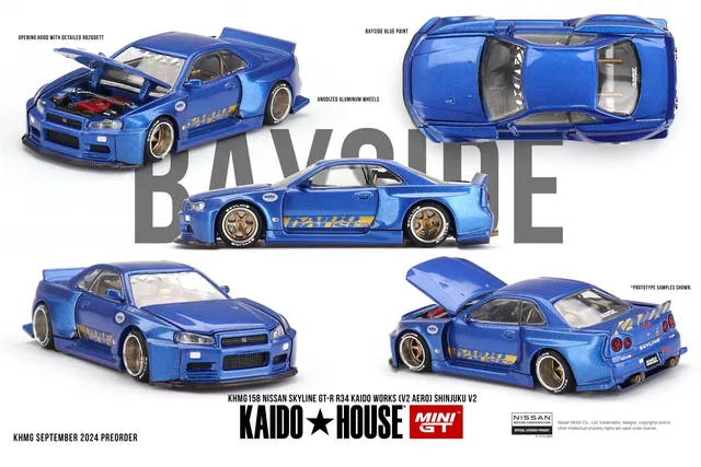 Каido House+MINIGT Nissan Skyline GT-R (R34) Kaido Works V1