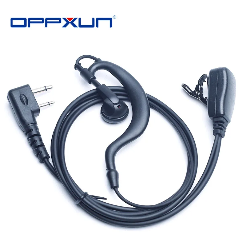 oppxun icom v8 v85 v80 v82 fast shipping 2pin headphones walkie talkie for two way radios 2021 hot sale dropshipping free global shipping