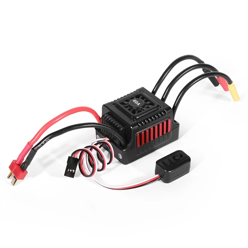 HOT-WSDT-60A RC безсенсорный бесщеточный водонепроницаемый 60A ESC подходит для 1/10