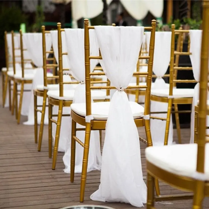 Sashes Bow For Wedding Decorations Chair Covers Bands Chair 