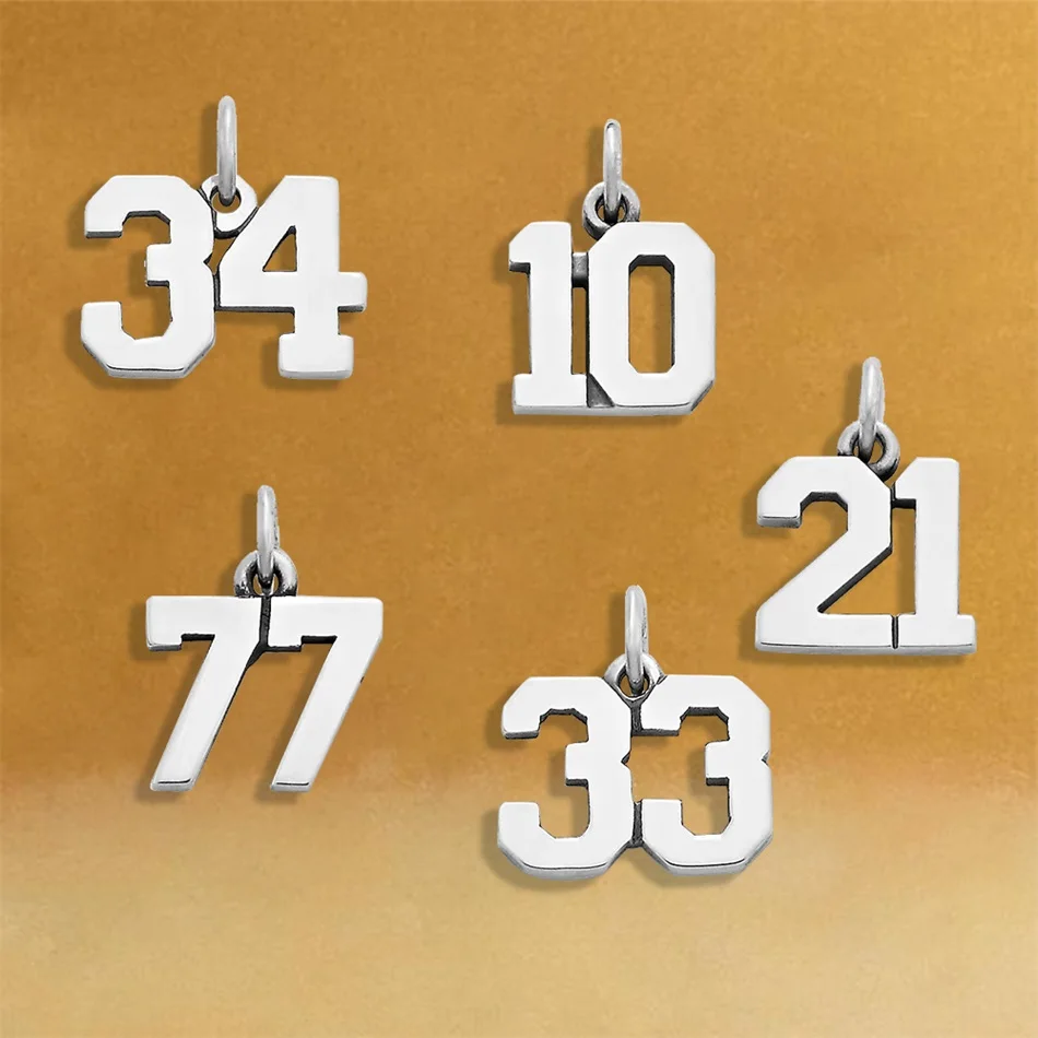 

JUJIE 316L Stainless Steel Digital Jewelry DIY Pendant Necklace Role Play Charms Digital Accessories Wholesale/Dropshipping