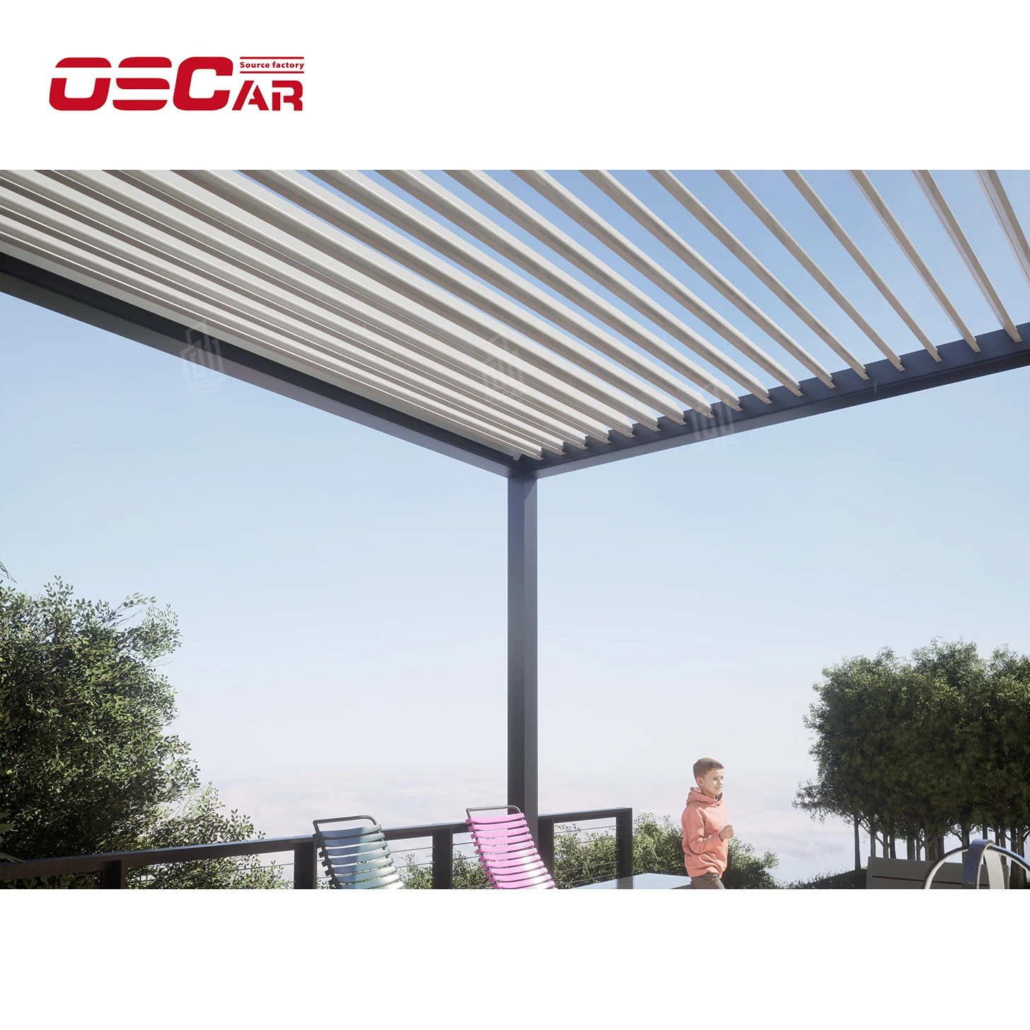 Современный дизайн плавательный бассейн электрическая беседка на крыше