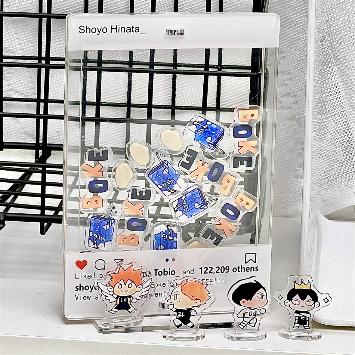 Аниме Хайкю!! Shoyo Hinata Kotaro Bokuto Kei Tsukishima Kozume Kenma Косплей Милый акриловый