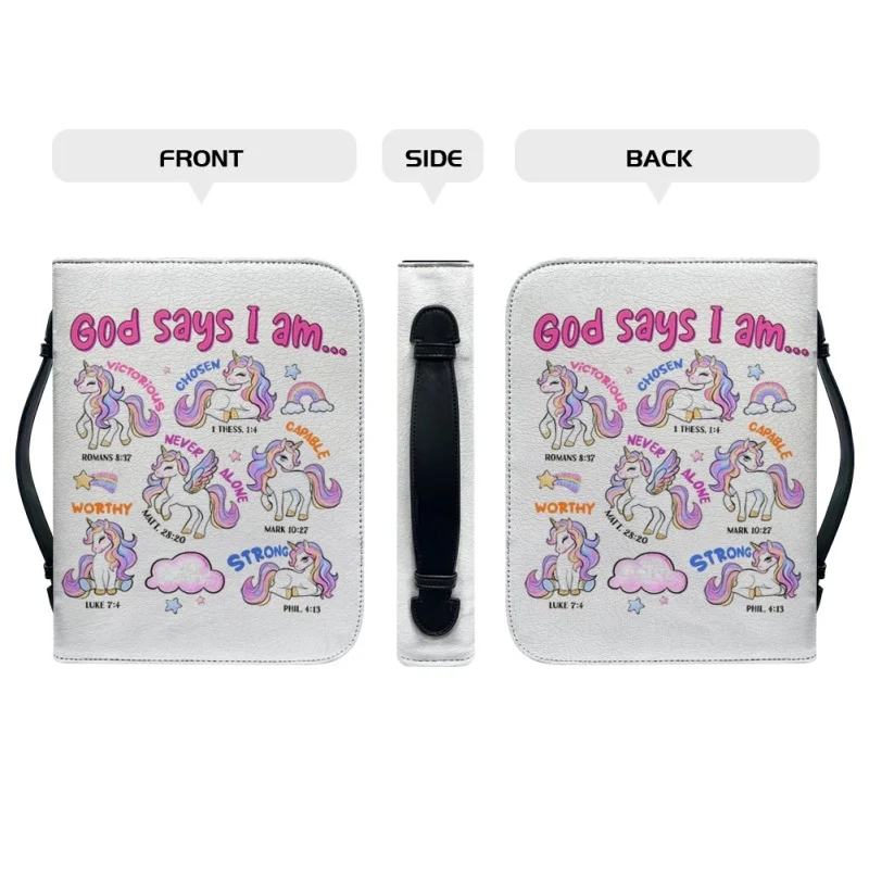 Розовые чехлы с единорогом для детей персонализированной печатью Я человек