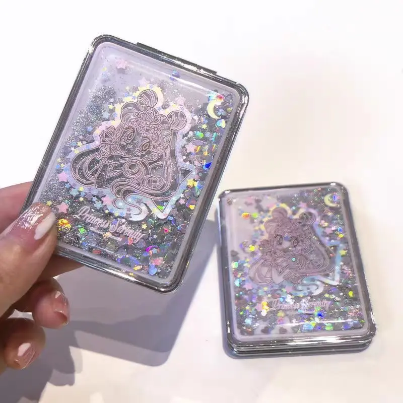 Красивое зеркало-воин из песка луна Волшебная карта девушка Сакура зеркало для