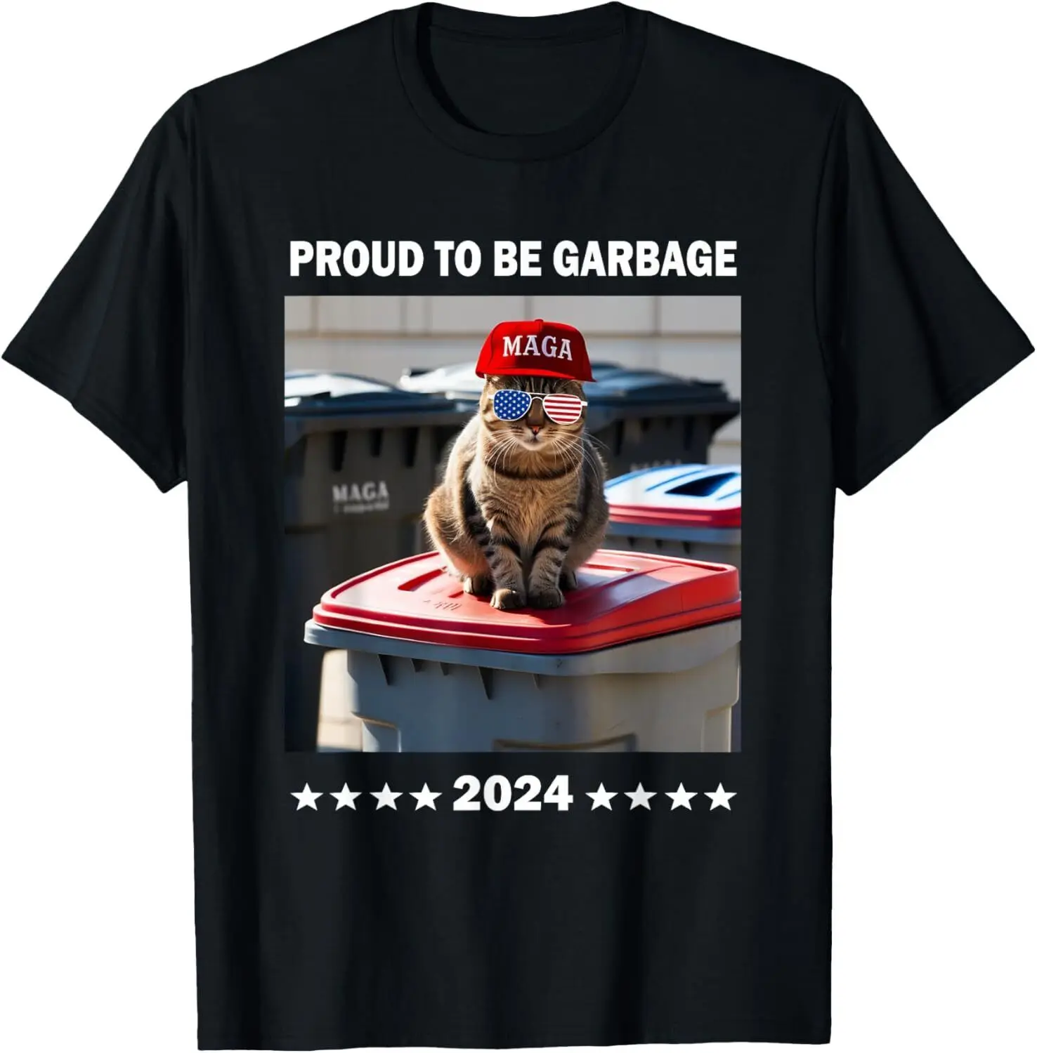 Trump 2024 забавная футболка с капюшоном и для мусора Trump\\u2019s Supporters Proud to be