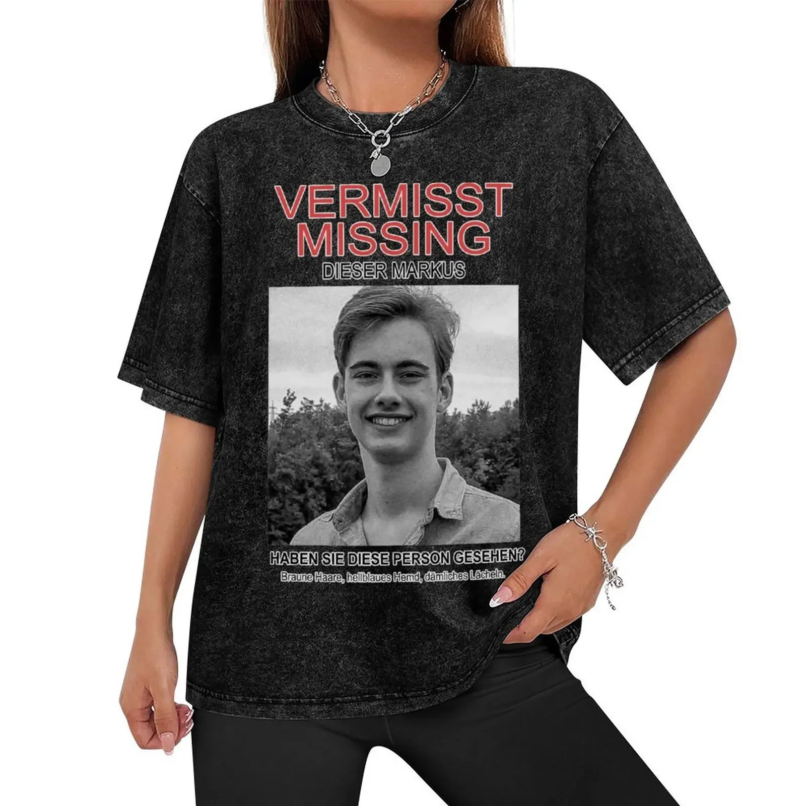 Футболка Farewell Birgitt: This Markus Мужская одежда Аниме футболки уличная мужские