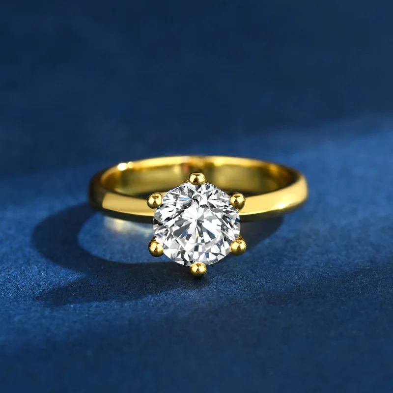 Кольцо женское из золота 14 к с бриллиантами