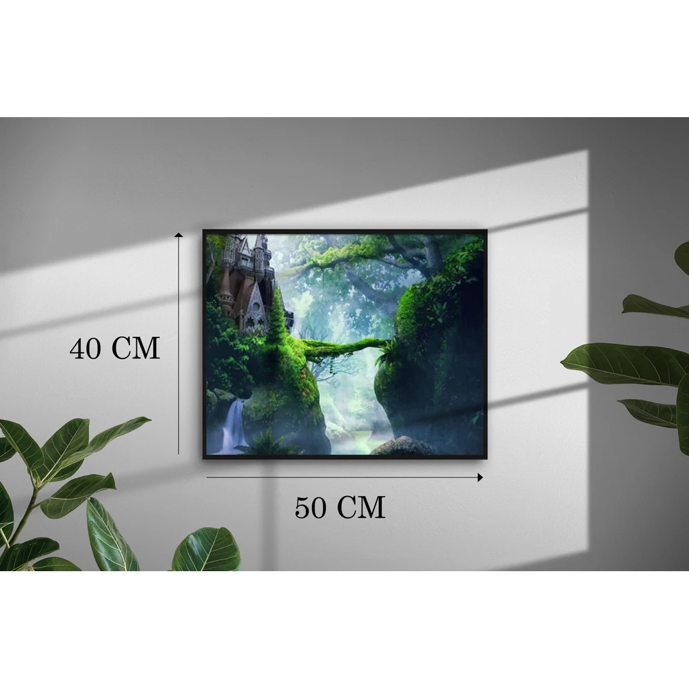 Набор для рисования с красками картина по номерам рисование 21 цвет 40x50 | Дом и сад