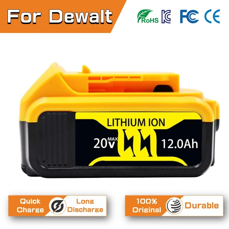 

2023 New 20V Replacement Li-ion Battery for DeWalt DCB205 DCB201 DCB203 power tool Batteries