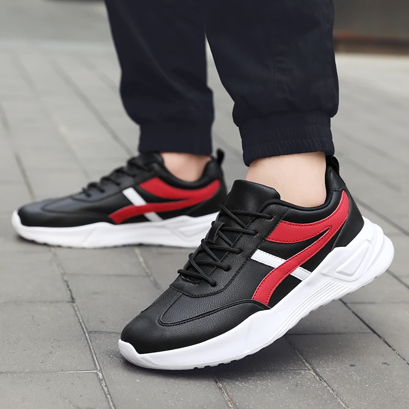 

Casual Shoes Men Sneakers Tenis Masculino Fashion Brand Men Shoes Comfortable Breathable U Leather Male Running Shoes Zapatillas