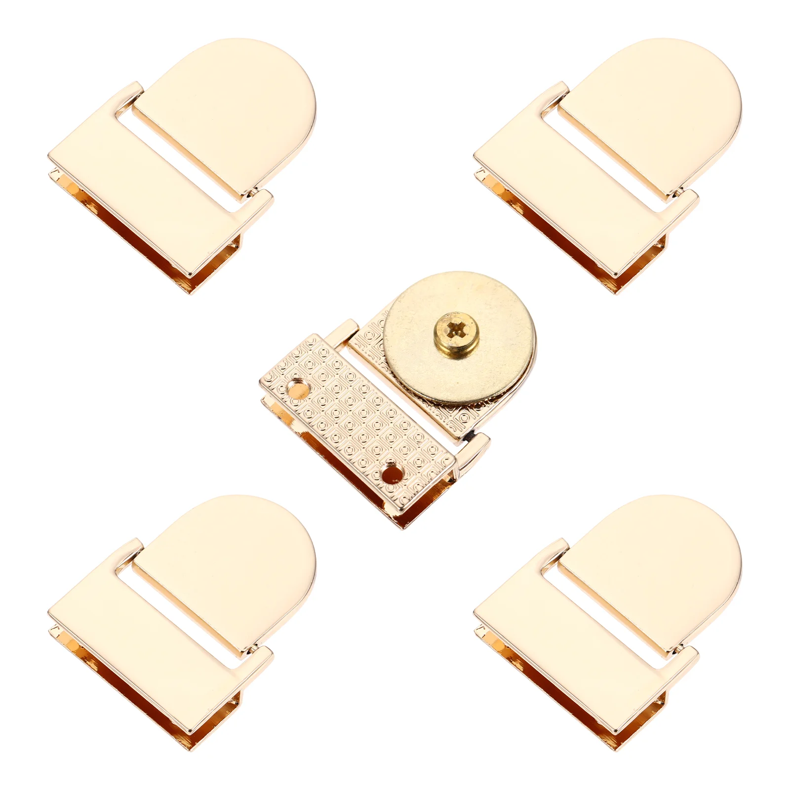 

5 Pcs Purse Accessories Handbag Clasp The Tote Bag Bag Lock Bags Metal Purse Lock Wallet Buckle Buckle Lock Bag chain