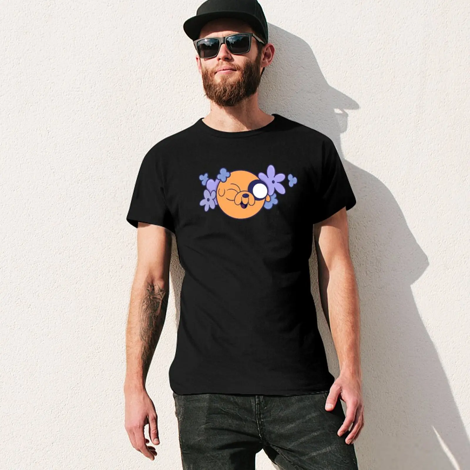 Фото Футболка Jake the Dog Adventure Time, футболка на заказ, рубашка в стиле аниме, быстросохнущая мужская одежда №3