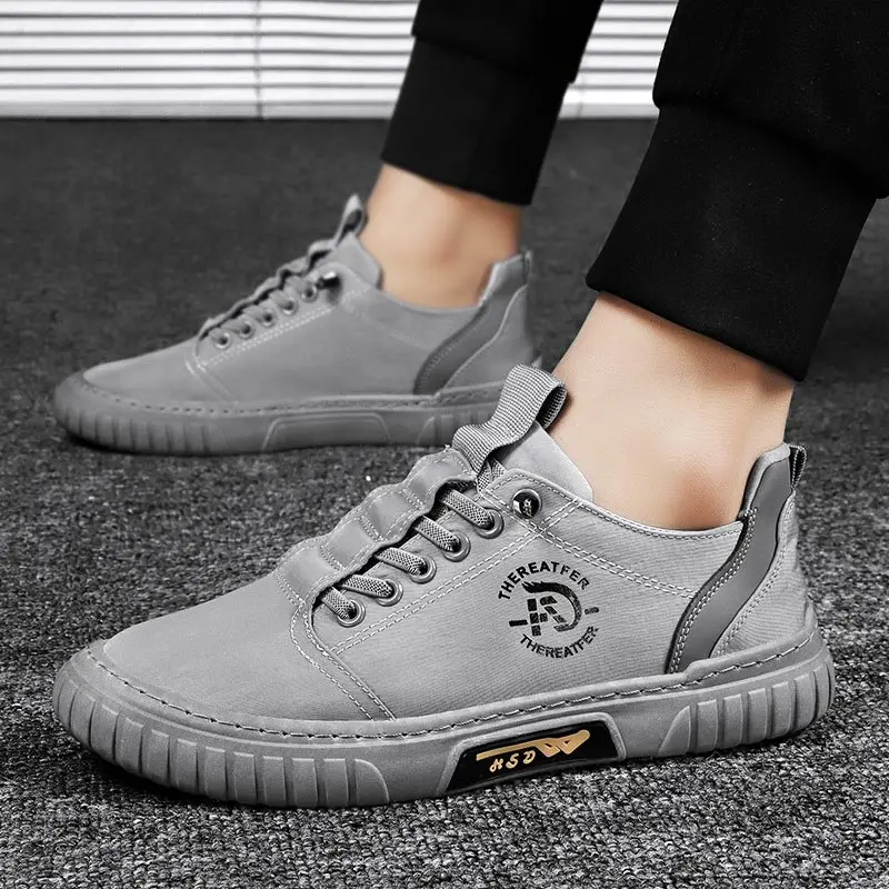 

Spring Vulcanizer Men Sports Shoes Sport Man Basketball Mens Summer Sneakers Men Running Shoes Gray Vulcanizing Deporte GMB-3059