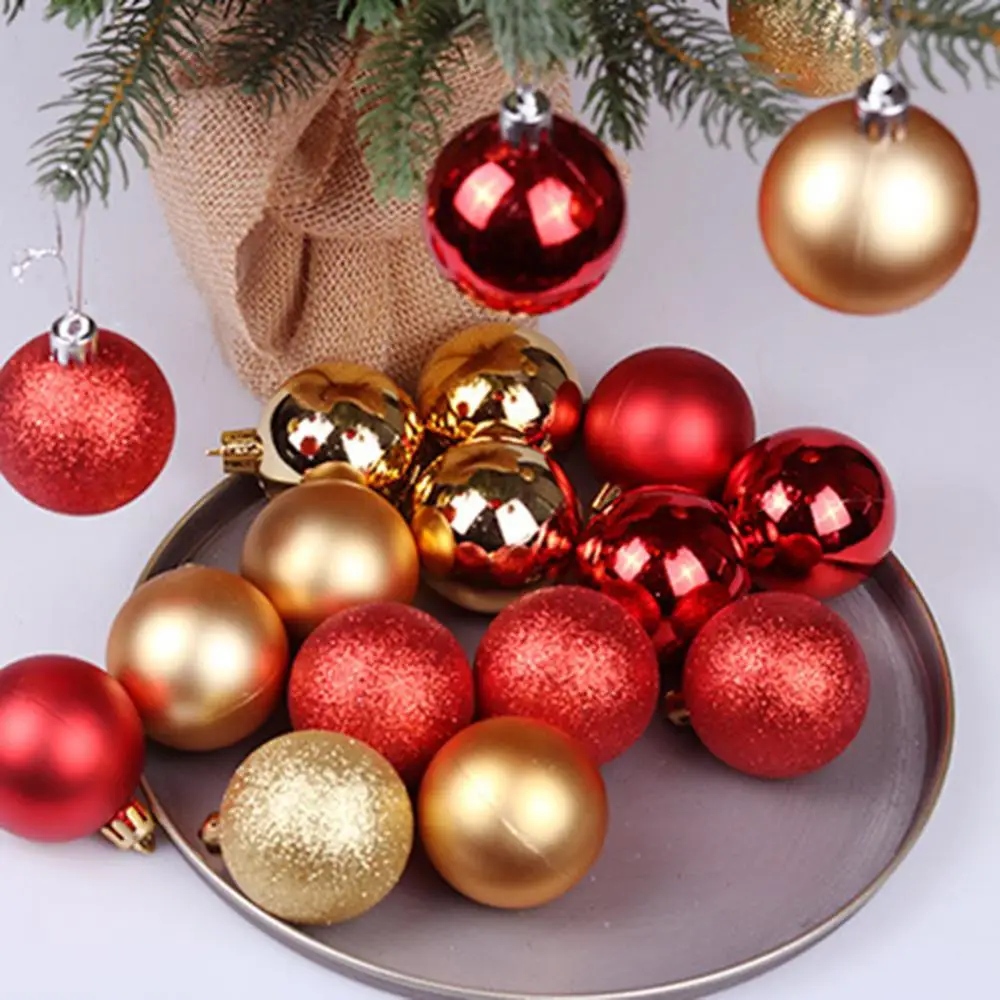 

24Pcs Christmas Ball Hanging Bauble New Year Wedding Home Party Tree Decoration