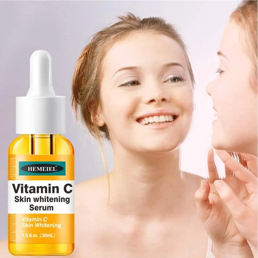 

Vitamin C Serum Daily Anti-aging Brightening Hydrating Whitening For Face Dark Spots Fine Lines Wrinkles Skin Care Beauty H O5x3