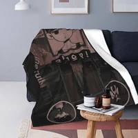 omori sunny blanket cover fleece psychological horror game soft throw blankets for car sofa couch bedroom quilt