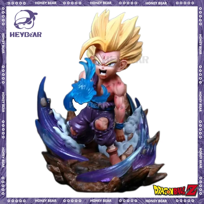 

13cm Dragon Ball Gohan Anime Figure Gk Break Out Super Saiyan Action Figure Statue Figurine Model Doll Pvc Collectible Gift Toys