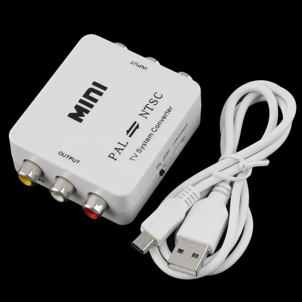 

PAL NTSC SECAM to NTSC PAL TV Video System Converter Switcher Adapter Male-female Unshielded Application in Multimedia UK Plug